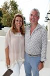 St Tropez 3 augustus 2012
Jan des Bouvrie viert zijn 70e verjaardag thuis bij hem in St Tropez. John Groenewoud met zijn vrouw
Peter Smulders bv