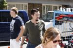 Amsterdam 10 augustus 2012
Yolanthe Sneijder Cabau Najib Amhali en Johnny de Mol bij opnames film Valentino.
Peter Smulders bv
