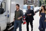 Amsterdam 10 augustus 2012
Yolanthe Sneijder Cabau Najib Amhali en Johnny de Mol bij opnames film Valentino.
Peter Smulders bv