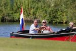 Vreeland 25 juli 2012
Maarten Spanjer met vriendin en Rene v d Gijp met vriendin aan het varen op de Vecht met sloep/boot Maarten.
Peter Smulders bv