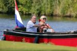 Vreeland 25 juli 2012
Maarten Spanjer met vriendin en Rene v d Gijp met vriendin aan het varen op de Vecht met sloep/boot Maarten.
Peter Smulders bv