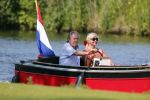 Vreeland 25 juli 2012
Maarten Spanjer met vriendin en Rene v d Gijp met vriendin aan het varen op de Vecht met sloep/boot Maarten.
Peter Smulders bv