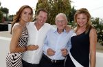 St Tropez 3 augustus 2012
Jan des Bouvrie viert zijn 70e verjaardag thuis bij hem in St Tropez. Michiel Mol met vriendin Marloes Mens en Jan Mol met zijn vriendin
Peter Smulders bv