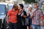 Zaltbommel 25 juli 2012
Mohammed met zijn nieuwe vriendin Patricia en haar kinderen.
Peter Smulders bv