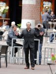 Amsterdam 8 augustus 2012
Najib Amhali en Willem Holleeder bij opnames van film valentino op het beursplein.
Peter Smulders bv