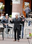 Amsterdam 8 augustus 2012
Najib Amhali en Willem Holleeder bij opnames van film valentino op het beursplein.
Peter Smulders bv