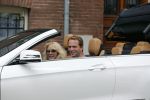 Amsterdam 28 juli 2012
Patricia Paay en vriend Nicky v Dam in  nieuwe mercedes cabrio.
Peter Smulders bv