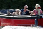 Vreeland 25 juli 2012
Maarten Spanjer met vriendin en Rene v d Gijp met vriendin aan het varen op de Vecht met sloep/boot Maarten.
Peter Smulders bv