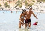ibiza 31 juli 2012
Rick en Annemarie Engelkes op het strand en in de zee met hun dochters .
Peter Smulders bv