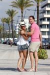 ibiza 11 juli 2012
Robert Doornbos en zijn verloofde Chantal Bles bij de haven van ibiza op weg om dingen voor hun huwelijk te plannen.
Peter Smulders bv