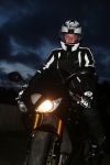 Well, 8 Juli 2012
Sietse Klomp met zijn nieuwe Triumph Daytona motor.
Foto Peter Smulders BV