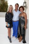 St Tropez 3 augustus 2012
Jan des Bouvrie viert zijn 70e verjaardag thuis bij hem in St Tropez. Suize Mens met moeder en vriend
Peter Smulders bv