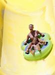 Ibiza 30 juli 2012
Wendy v Dijk met Erland Galjaard Lizzy Sem Mik en haar moeder in het aquapark op ibiza.
Peter Smulders bv
