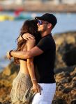 Ibiza 10 juli 2012
Wesley Sneijder en zijn vrouw Yolanthe Sneijder Cabau verliefd op ibiza genieten van de ondergaande zon.
Peter Smulders bv