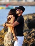 Ibiza 10 juli 2012
Wesley Sneijder en zijn vrouw Yolanthe Sneijder Cabau verliefd op ibiza genieten van de ondergaande zon.
Peter Smulders bv