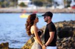 Ibiza 10 juli 2012
Wesley Sneijder en zijn vrouw Yolanthe Sneijder Cabau verliefd op ibiza genieten van de ondergaande zon.
Peter Smulders bv