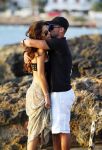 Ibiza 10 juli 2012
Wesley Sneijder en zijn vrouw Yolanthe Sneijder Cabau verliefd op ibiza genieten van de ondergaande zon.
Peter Smulders bv