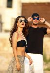 Ibiza 10 juli 2012
Wesley Sneijder en zijn vrouw Yolanthe Sneijder Cabau verliefd op ibiza genieten van de ondergaande zon.
Peter Smulders bv