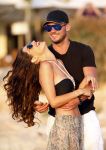 Ibiza 10 juli 2012
Wesley Sneijder en zijn vrouw Yolanthe Sneijder Cabau verliefd op ibiza genieten van de ondergaande zon.
Peter Smulders bv
