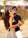 Ibiza 10 juli 2012
Wesley Sneijder en zijn vrouw Yolanthe Sneijder Cabau verliefd op ibiza genieten van de ondergaande zon.
Peter Smulders bv