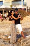 Ibiza 10 juli 2012
Wesley Sneijder en zijn vrouw Yolanthe Sneijder Cabau verliefd op ibiza genieten van de ondergaande zon.
Peter Smulders bv
