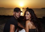 Ibiza 10 juli 2012
Wesley Sneijder en zijn vrouw Yolanthe Sneijder Cabau verliefd op ibiza genieten van de ondergaande zon.
Peter Smulders bv