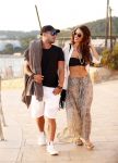 Ibiza 10 juli 2012
Wesley Sneijder en zijn vrouw Yolanthe Sneijder Cabau verliefd op ibiza genieten van de ondergaande zon.
Peter Smulders bv