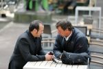 Amsterdam 8 augustus 2012
Najib Amhali en Willem Holleeder bij opnames van film valentino op het beursplein.
Peter Smulders bv