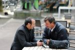 Amsterdam 8 augustus 2012
Najib Amhali en Willem Holleeder bij opnames van film valentino op het beursplein.
Peter Smulders bv