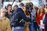 Amsterdam, 11 Juli 2012
Yolanthe Sneijder tijdens filmopnames in Amsterdan
Foto Peter Smulders BV