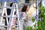 Amsterdam, 11 Juli 2012
Yolanthe Sneijder tijdens filmopnames in Amsterdan
Foto Peter Smulders BV