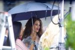 Amsterdam, 11 Juli 2012
Yolanthe Sneijder tijdens filmopnames in Amsterdan
Foto Peter Smulders BV