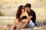Ibiza 10 juli 2012
Wesley Sneijder en zijn vrouw Yolanthe Sneijder Cabau verliefd op ibiza genieten van de ondergaande zon.
Peter Smulders bv