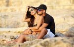 Ibiza 10 juli 2012
Wesley Sneijder en zijn vrouw Yolanthe Sneijder Cabau verliefd op ibiza genieten van de ondergaande zon.
Peter Smulders bv