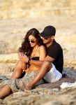 Ibiza 10 juli 2012
Wesley Sneijder en zijn vrouw Yolanthe Sneijder Cabau verliefd op ibiza genieten van de ondergaande zon.
Peter Smulders bv