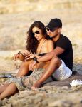 Ibiza 10 juli 2012
Wesley Sneijder en zijn vrouw Yolanthe Sneijder Cabau verliefd op ibiza genieten van de ondergaande zon.
Peter Smulders bv