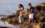 Ibiza 10 juli 2012
Wesley Sneijder en zijn vrouw Yolanthe Sneijder Cabau verliefd op ibiza genieten van de ondergaande zon.
Peter Smulders bv