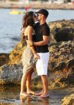 Ibiza 10 juli 2012
Wesley Sneijder en zijn vrouw Yolanthe Sneijder Cabau verliefd op ibiza genieten van de ondergaande zon.
Peter Smulders bv