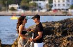 Ibiza 10 juli 2012
Wesley Sneijder en zijn vrouw Yolanthe Sneijder Cabau verliefd op ibiza genieten van de ondergaande zon.
Peter Smulders bv