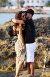 Ibiza 10 juli 2012
Wesley Sneijder en zijn vrouw Yolanthe Sneijder Cabau verliefd op ibiza genieten van de ondergaande zon.
Peter Smulders bv