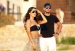 Ibiza 10 juli 2012
Wesley Sneijder en zijn vrouw Yolanthe Sneijder Cabau verliefd op ibiza genieten van de ondergaande zon.
Peter Smulders bv