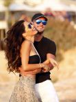 Ibiza 10 juli 2012
Wesley Sneijder en zijn vrouw Yolanthe Sneijder Cabau verliefd op ibiza genieten van de ondergaande zon.
Peter Smulders bv