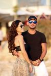 Ibiza 10 juli 2012
Wesley Sneijder en zijn vrouw Yolanthe Sneijder Cabau verliefd op ibiza genieten van de ondergaande zon.
Peter Smulders bv