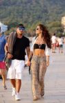 Ibiza 10 juli 2012
Wesley Sneijder en zijn vrouw Yolanthe Sneijder Cabau verliefd op ibiza genieten van de ondergaande zon.
Peter Smulders bv