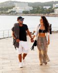 Ibiza 10 juli 2012
Wesley Sneijder en zijn vrouw Yolanthe Sneijder Cabau verliefd op ibiza genieten van de ondergaande zon.
Peter Smulders bv