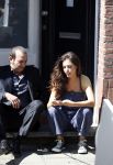 Amsterdam 10 augustus 2012
Yolanthe Sneijder Cabau Najib Amhali en Johnny de Mol bij opnames film Valentino.
Peter Smulders bv