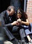 Amsterdam 10 augustus 2012
Yolanthe Sneijder Cabau Najib Amhali en Johnny de Mol bij opnames film Valentino.
Peter Smulders bv