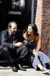 Amsterdam 10 augustus 2012
Yolanthe Sneijder Cabau Najib Amhali en Johnny de Mol bij opnames film Valentino.
Peter Smulders bv