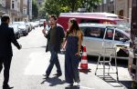 Amsterdam 10 augustus 2012
Yolanthe Sneijder Cabau Najib Amhali en Johnny de Mol bij opnames film Valentino.
Peter Smulders bv