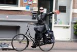 Amsterdam 1 juli 2013
Ans Markus op de fiets.
Peter Smulders bv